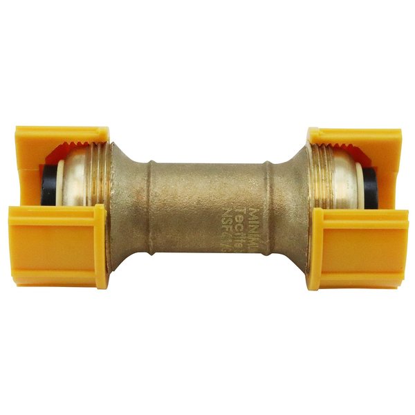 Tectite By Apollo 1/2 in. Brass Push-To-Connect EZ-Slip Repair Coupling FSBC12SLEZ